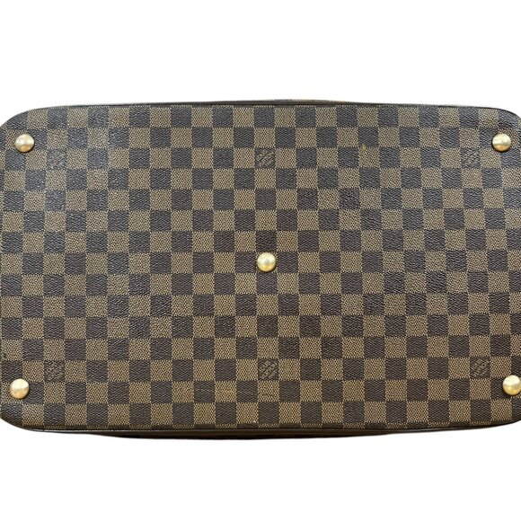 LOUIS VUITTON Grimaud Damier Ebene Travel Tote Square Travel Suitcase Gym Duffle - Picture 9 of 16